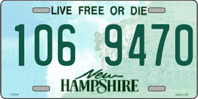 NH license plate 1069470