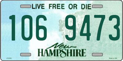NH license plate 1069473