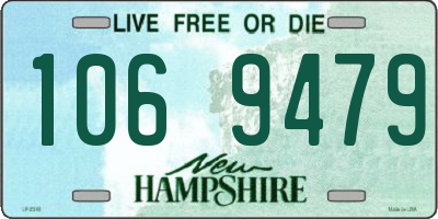 NH license plate 1069479