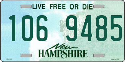 NH license plate 1069485