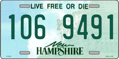 NH license plate 1069491