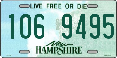 NH license plate 1069495
