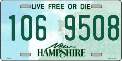 NH license plate 1069508