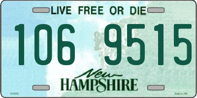 NH license plate 1069515