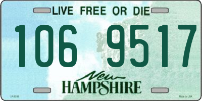 NH license plate 1069517
