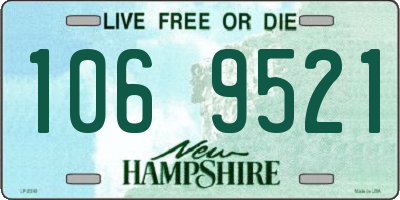 NH license plate 1069521