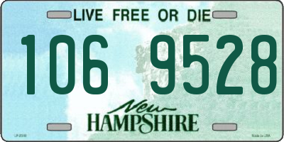 NH license plate 1069528