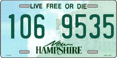 NH license plate 1069535