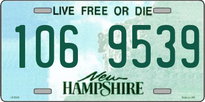 NH license plate 1069539
