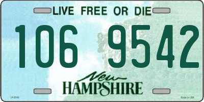NH license plate 1069542