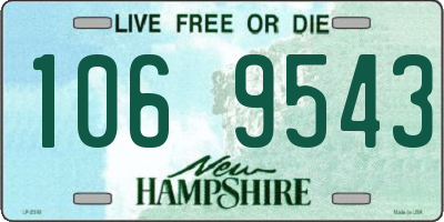 NH license plate 1069543