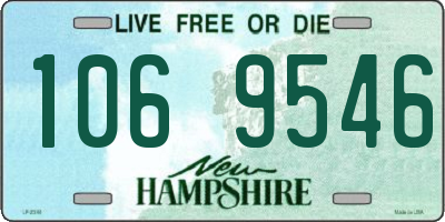 NH license plate 1069546