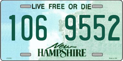 NH license plate 1069552