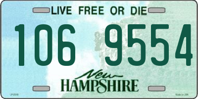 NH license plate 1069554