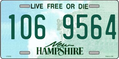 NH license plate 1069564