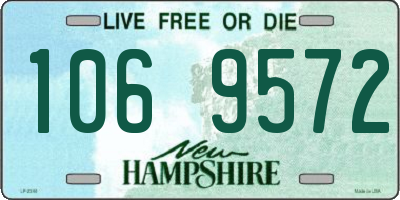 NH license plate 1069572