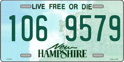 NH license plate 1069579