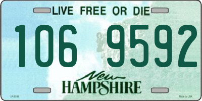 NH license plate 1069592
