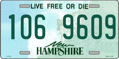 NH license plate 1069609