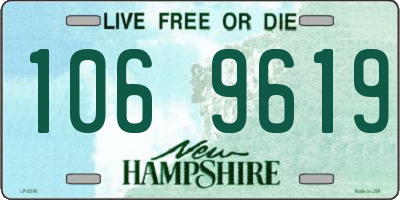NH license plate 1069619