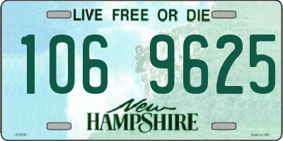 NH license plate 1069625