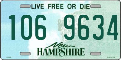NH license plate 1069634