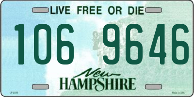 NH license plate 1069646