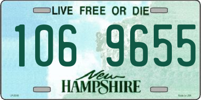 NH license plate 1069655
