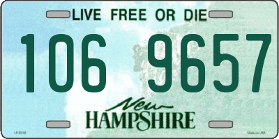 NH license plate 1069657