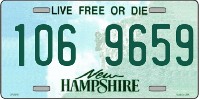 NH license plate 1069659