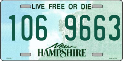NH license plate 1069663