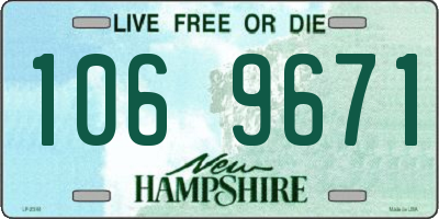 NH license plate 1069671