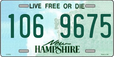 NH license plate 1069675
