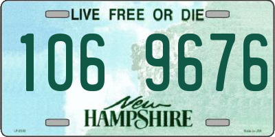 NH license plate 1069676