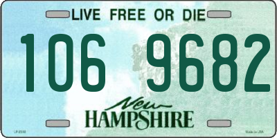 NH license plate 1069682
