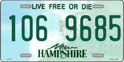 NH license plate 1069685