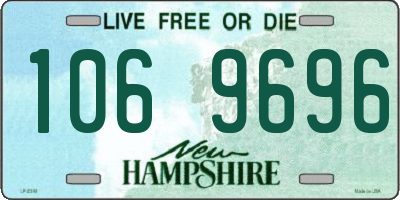 NH license plate 1069696