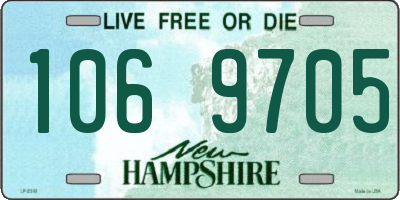 NH license plate 1069705
