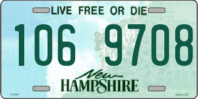 NH license plate 1069708