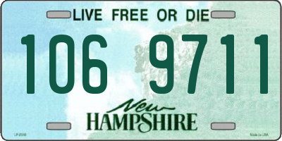 NH license plate 1069711
