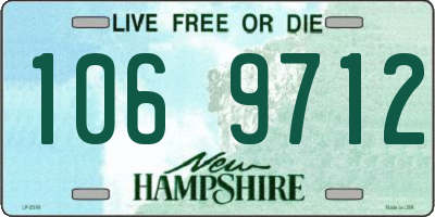 NH license plate 1069712