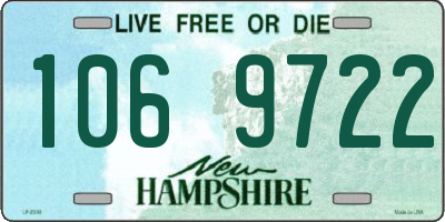 NH license plate 1069722