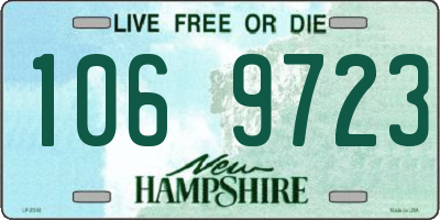 NH license plate 1069723