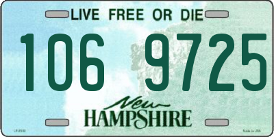 NH license plate 1069725