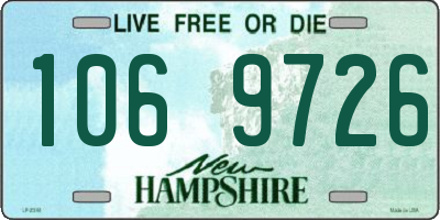 NH license plate 1069726