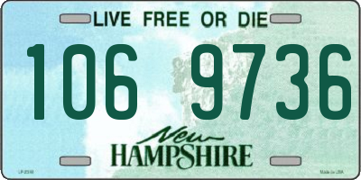NH license plate 1069736