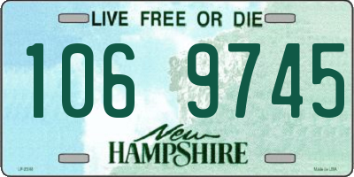 NH license plate 1069745