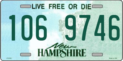 NH license plate 1069746