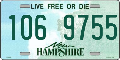 NH license plate 1069755