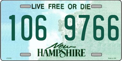 NH license plate 1069766